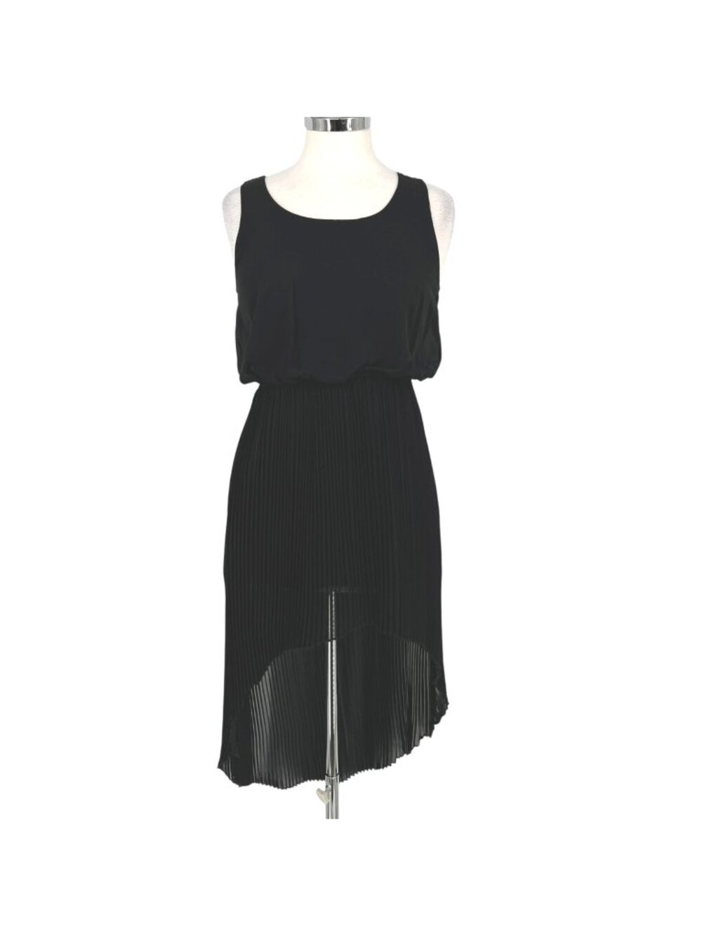 The Vintage Shop Whimsygoth Modern Romantic Pleated Dress Black Size Small